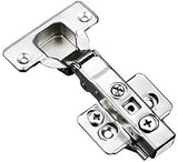 مفصلات خزانة ناعمة الإغلاق على الطراز الأوروبي مع تعديل في 6 اتجاهات وغطاء كامل مع براغي (عبوة من قطعتين)