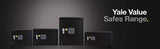 خزنة ييل كبيرة الحجم YSV/390/DB1 مزودة بلوحة مفاتيح رقمية، لون أسود، 350×390 مليمتر، وزن 14 كجم