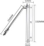 MSM خفيفة الوزن مصنوعة من سبائك الألومنيوم للاستخدام المنزلي، قابلة للتعديل تلقائيًا، مثبتة على السطح، تغلق تلقائيًا، وتغلق الباب