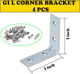 Galvanized L-Shaped Corner Bracket 3/4 INCH