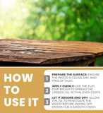 زيت بذر الكتان المغلي من كلين ستريب مع فرشاة طلاء - مخفف للدهانات الزيتية - زيت بذر الكتان للخشب والطلاء - يزيد من مقاومة الماء والخدش والالتواء - زيت الخشب للأثاث