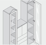 مفصلات أثاث بلوم كليب توب بلومشن المتكاملة بزاوية 107 درجة، مجموعة مربعة، 105031163