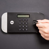 خزنة ييل الآلية ذات الأمان الأقصى (احترافية) YSEM-520-EG1 (أسود/أبيض) 36×52 سم