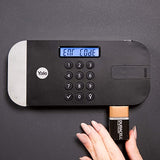 YLEM/200/EG1 خزنة ييل فائقة الأمان مزودة بمحرك لأجهزة الكمبيوتر المحمولة، لون أسود، مقاس 20×48×35 سم