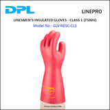 قفازات الجهد العالي 500 فولت Dpl Linepro المعزولة لرجال الخطوط الحمراء