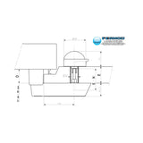 مقبض غرفة التبريد Fermod 921 - مجموعة كاملة