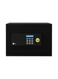 خزنة أمان منزلية مع رمز سري، لون أسود، 25×35×30 سم