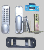 قفل الباب بزر الضغط رمز ميكانيكي