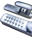 قفل الباب بزر الضغط رمز ميكانيكي