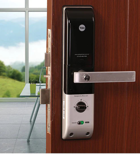 Yale Digital Door Lock With Fingerprint And Keypad YDM 4109A Black