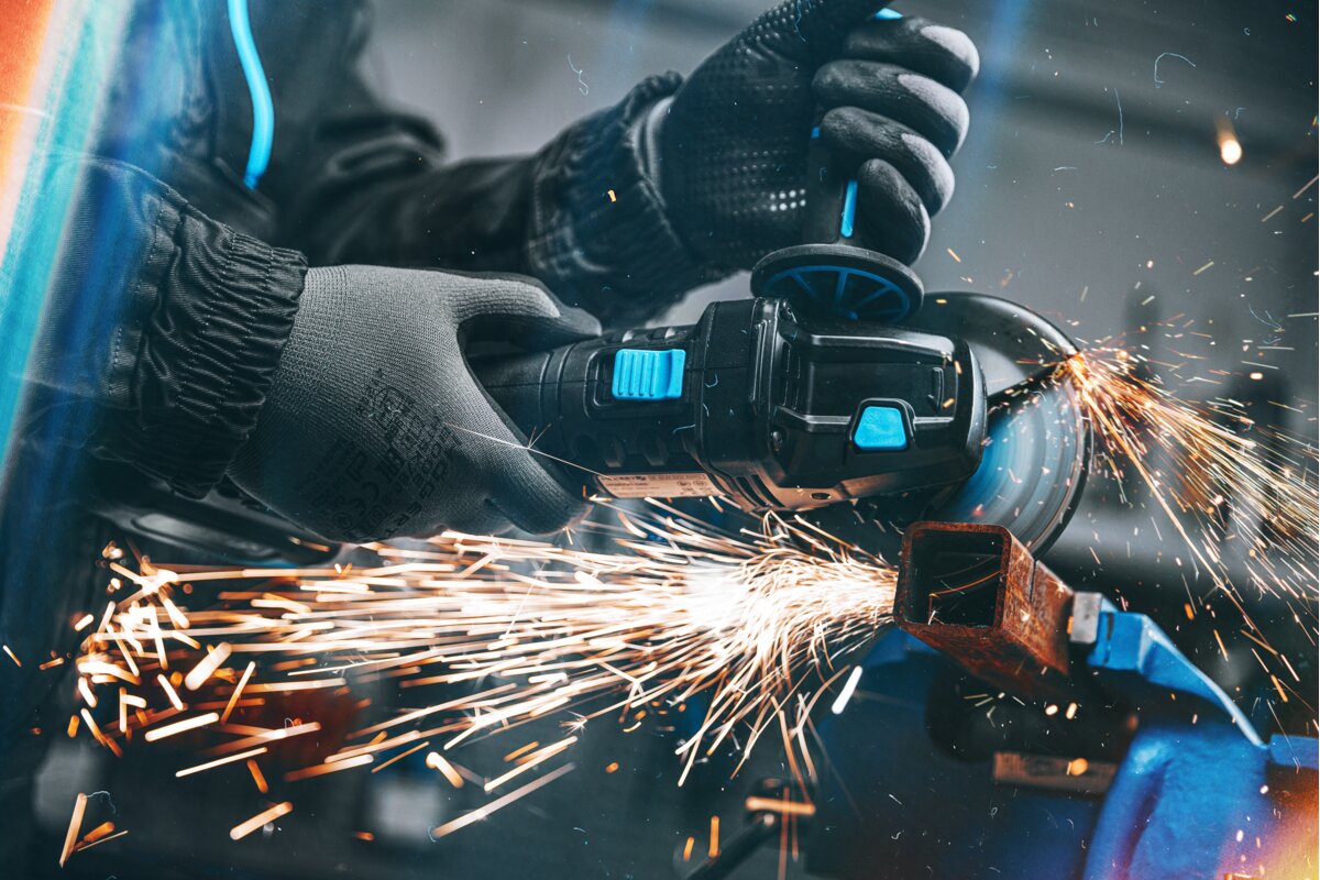 Hogert CORDLESS BRUSHLESS ANGLE GRINDER 125MM 18V