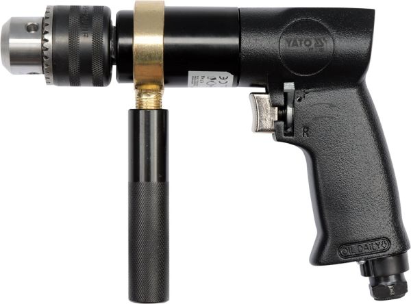 Yato Pneumatic Drill Reversible w/handle 10mm YT-09702