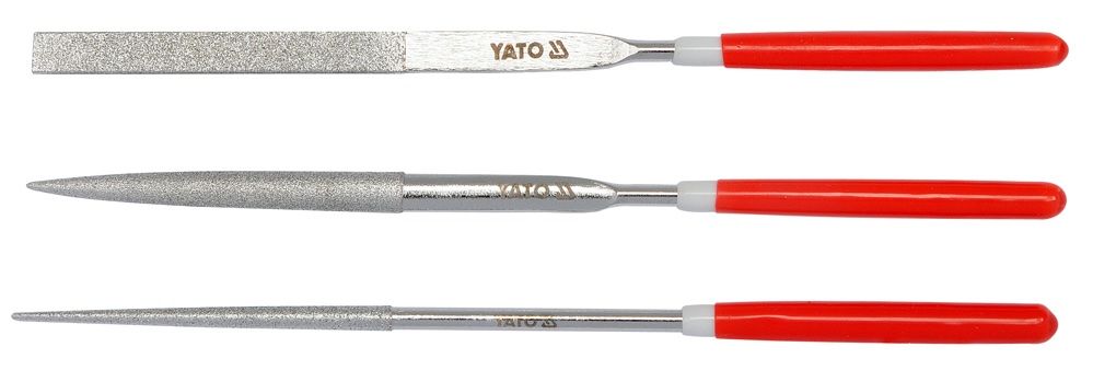 Yato 3Pcs Diamond Needle File Set 3X140X50mm YT-6143