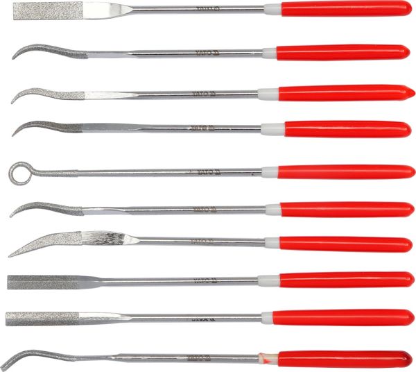 Yato 10Pcs Diamond Needle File Set 3X140X25mm YT-6145