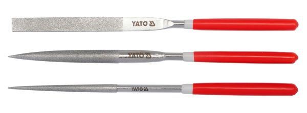 Yato 3Pcs Diamond Needle File Set 5X180X70mm YT-6155