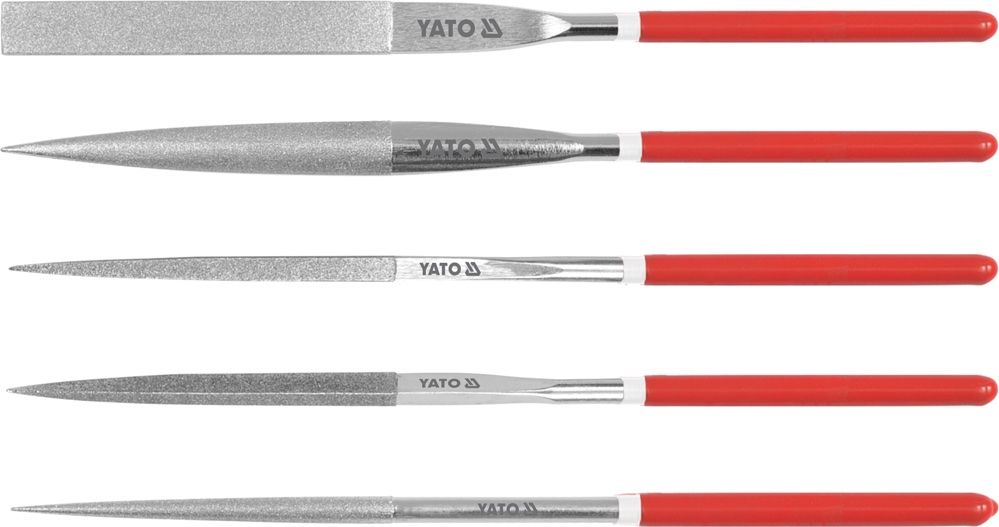 Yato 5Pcs Diamond Needle File Set 5X180X70mm YT-6156