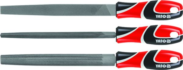 Yato 3 Pcs Steel File Set 3pcs/sets 2# 250mm YT-6237