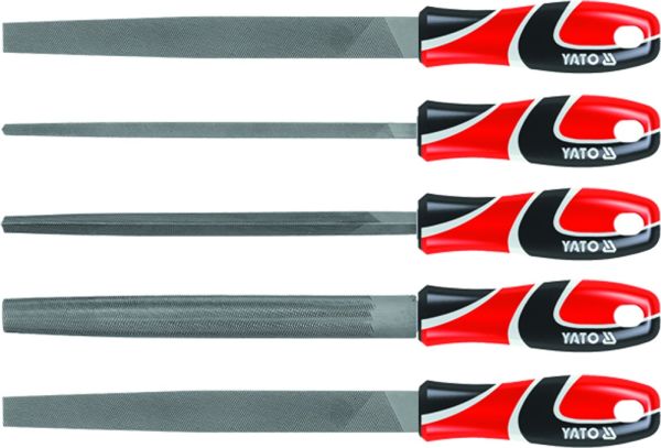 Yato 5 Pcs Steel File Set 5pcs/sets 1# 250mm YT-6238
