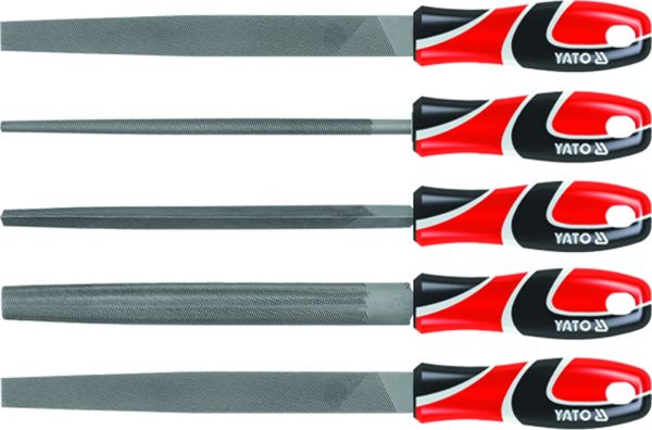 Yato 5 Pcs Steel File Set 5pcs/sets 3# 250mm YT-6239