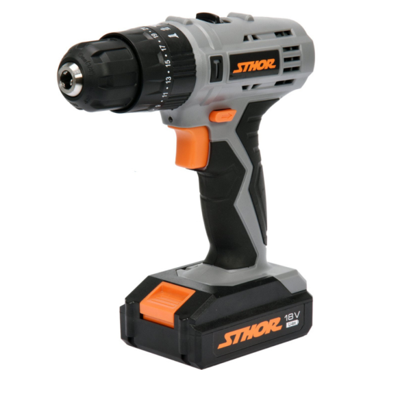 STHOR Impact Drill Driver 18V w/Battery&Charger 78974