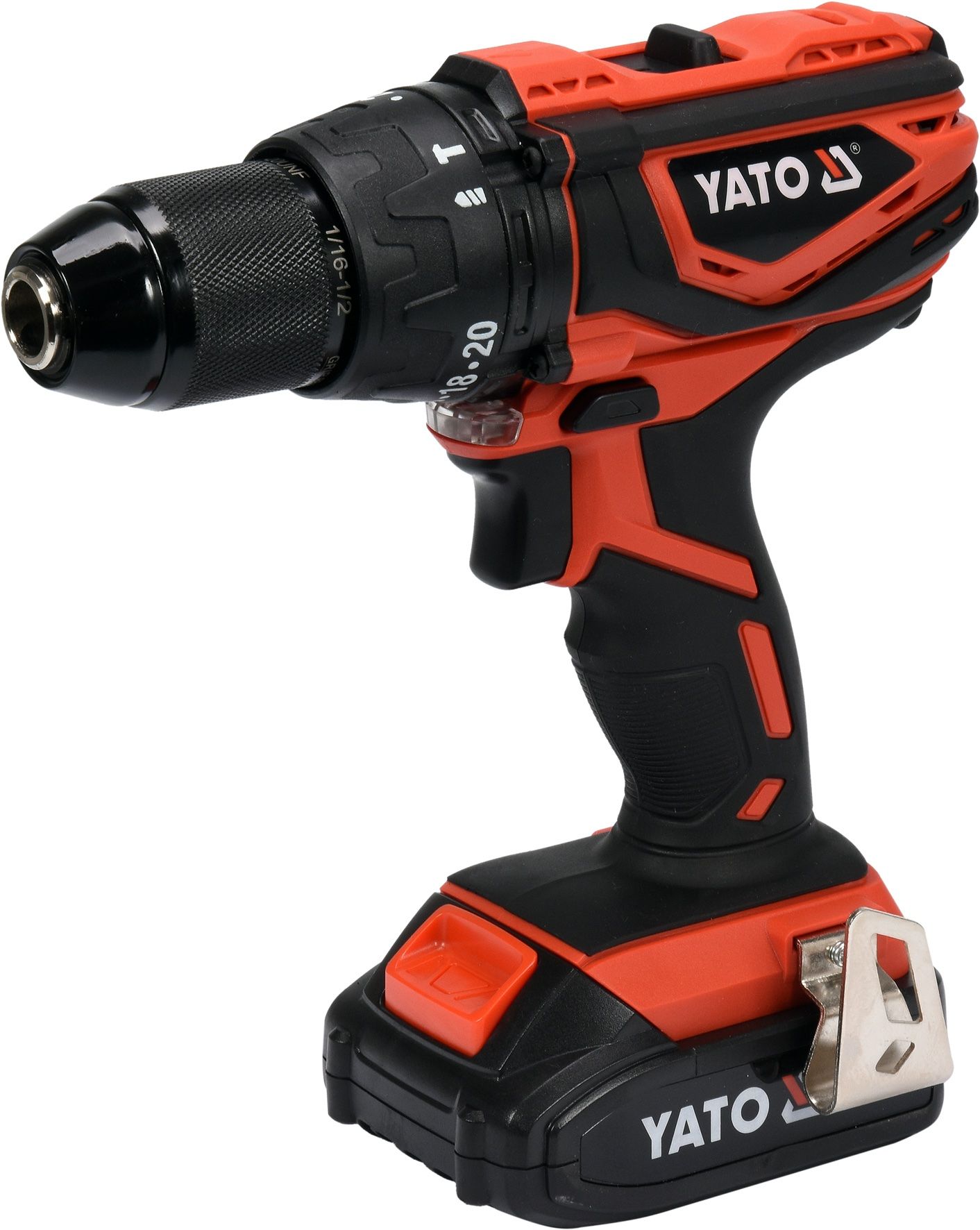 Yato Cordless Impact Drill 13mm 18V w/1x2.0Ah Battery & Quick Charger BMC Box YT-82788
