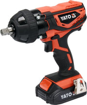 Yato Cordless Impact Wrench 18V w/1x2.0Ah Battery & Quick Charger BMC Box YT-82804