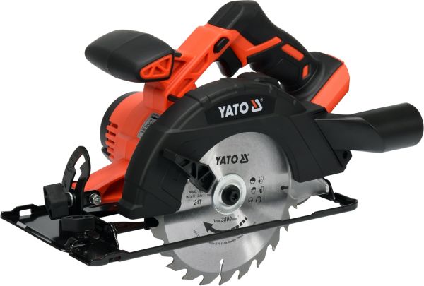 Yato Cordless Circular Saw 165mm 18V Tool Only Color Box YT-82811