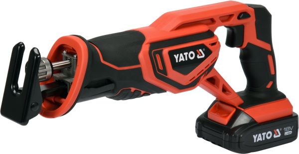 Yato Cordless Sabre Saw 18V w/1x2.0Ah Battery & Quick Charger Color Box YT-82814