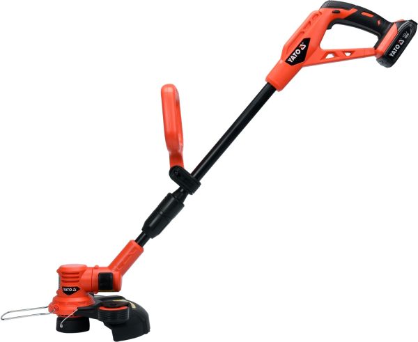Yato Cordless Grass Trimmer 18V w/1x2.0Ah Battery Color Box YT-82830