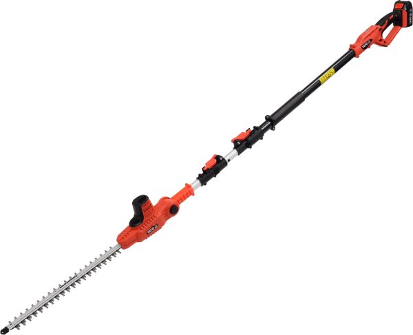 Yato Cordless Hedge Trimmer 18V Telescopic/ Dual Action w/1x2.0Ah Battery Color Box YT-82834