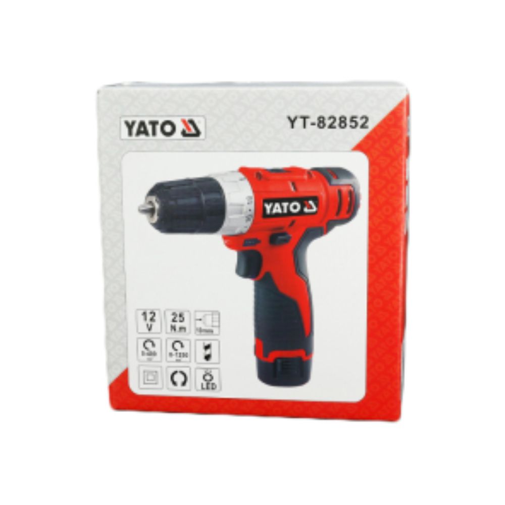 Yato Cordless Drill 12V 10mm Chuck Color Box YT-82852