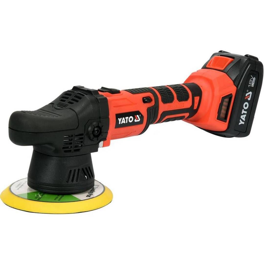 Yato Cordless Polisher 150mm18V Brushless Dual Action w/1x3.0Ah Battery YT-82920