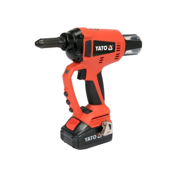 Yato Cordless Riveter Brushless 2.4-5mm 18V+1x3.0Ah Battery + Charger  YT-82955