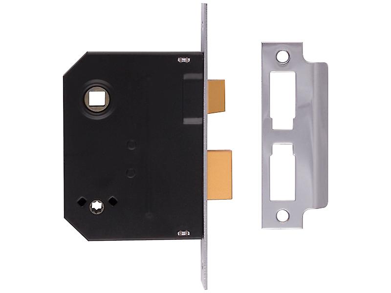 UNION 2294 Mortice Bathroom Lock Chrome Finish 63mm 2.5in  Y2294CH25
