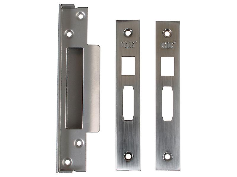 Union J2200R05S Strongbolt Mortice Sash Lock Rebate Kit 13mm Satin Chrome Box