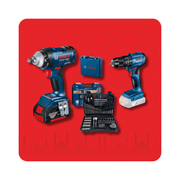 Bosch GDS 18V-400 Impact Wrench 2X5AH battery + GSB 185-LI Combo Drill case + 103PC Accessory Set