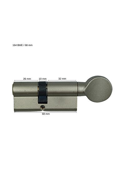 Castle Latched Barel Door Lock Core 164 Bme 68 Mm Satin