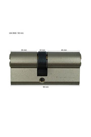 Kale 164bne Ball Cylinder-steel Pin-nickel ( 90mm-35+10+45 )