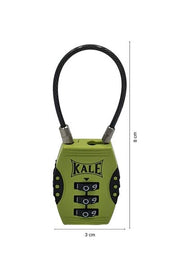 Castle Combination Padlock 3 Step Encryption Green