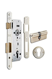 Kale 152-R Cylinder Mortise Lock 40 mm Oval Nickel