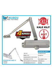 Door Hydraulic Cylinder Size 4 (Silver) 60-85 kg / Kd002/50-440-0