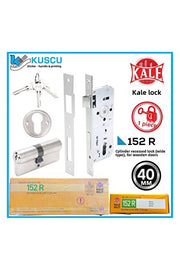152 R 40 mm / Cylinder Bearing Mortise Lock + 164 Gnc- 68 mm Barrel Nickel