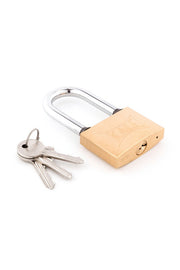 Kale Steel Long Hook Padlock - Yellow - 30mm