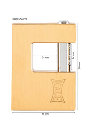 Kale Horizontal Brass Padlock Yellow) 70mm Kd001/50-270