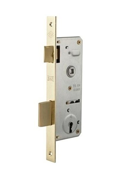 Kale 151 Recessed Interior Room Door Lock Nickel 40mm