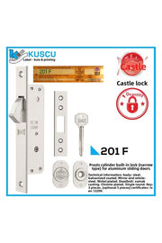 201/F (Fiam) Prazis Hook Sliding Sliding Door Lock (Horoz)