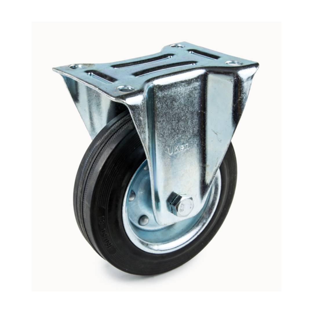 UKEN U5365F Caster Wheel Rubber 2.5" Fixed