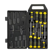 STANLEY CUSHION GRIP™ SLOTTED PHILLIPS SCREWDRIVER SET (10 PC)