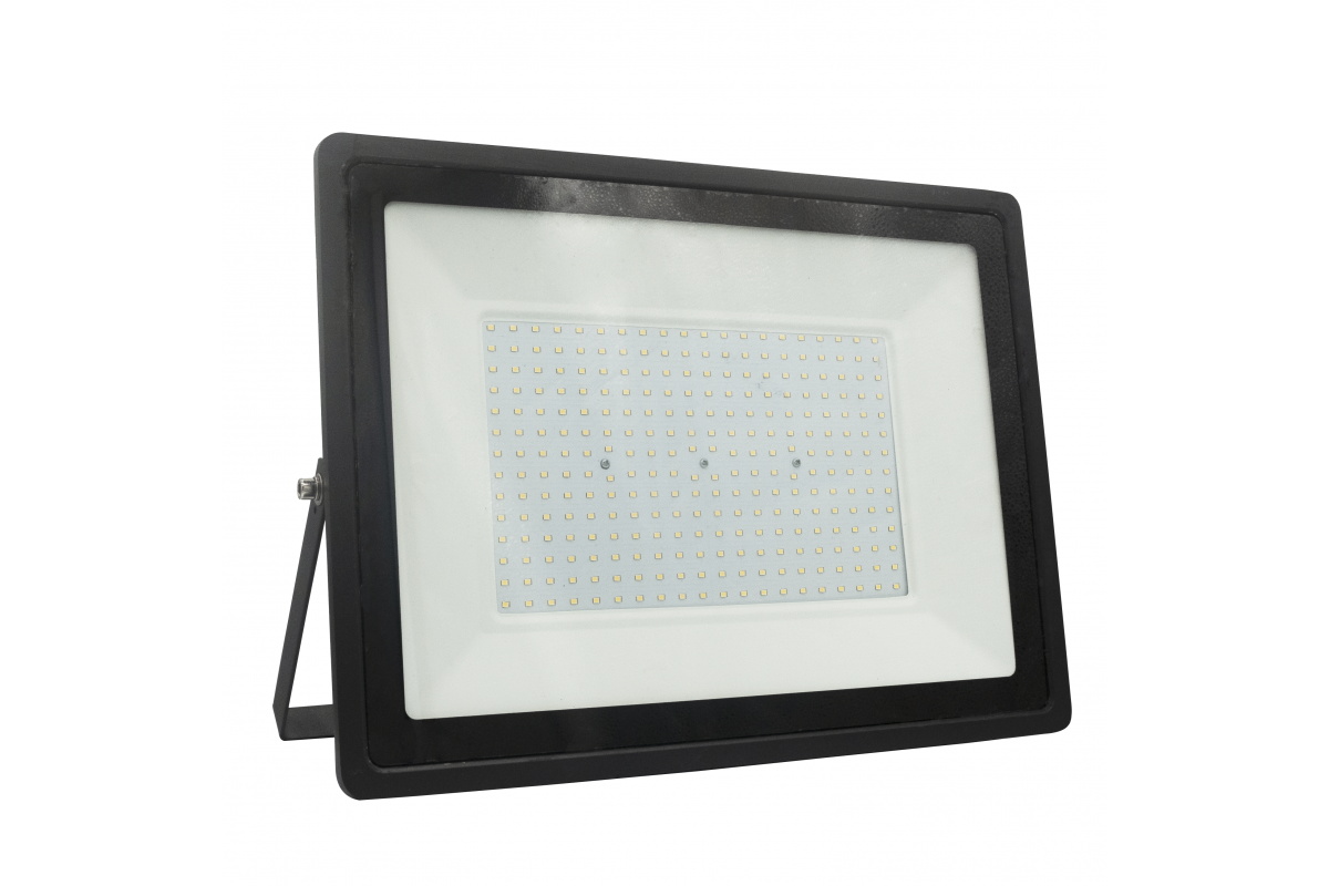 G-TECH LED floodlight, 18000lm, AC220-240V, 50/60 Hz, PF>0,9, RA>80, IP65, 120°, 4000K, black