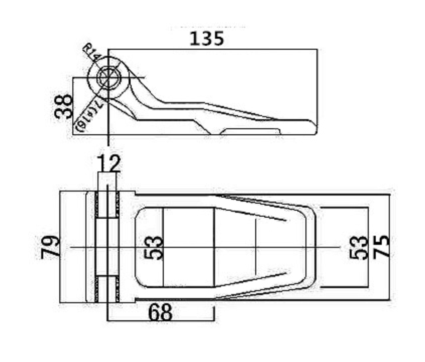 Container Door Hinge